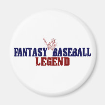 Fantasie-Baseball-Legende (2009) Kühlschrankmagnet