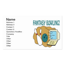 Fantasie-Bowling Visitenkarte