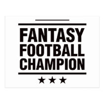 Fantasie-Fußball-Meister! postkarten