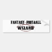 Fantasie-Fußball-Zauberer Autosticker