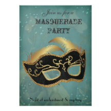Fantasie-Maskerade-Party Einladung