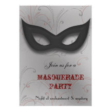 Fantasie-Maskerade-Party Einladung