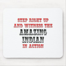 Fantastischer Inder in der Aktion Mousepad