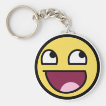 Fantastisches Gesicht Keychain Schlüsselbänder
