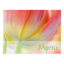 Farben des Frühlinges • Menü-Postkarte
