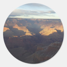 Farben des Grand Canyon Runder Sticker