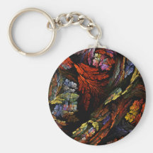Färben Sie Harmonie-abstrakte Kunst Keychain Schlüsselbänder