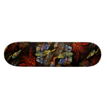 Färben Sie Harmonie-abstrakten KunstSkateboard Individuelle Skateboarddecks