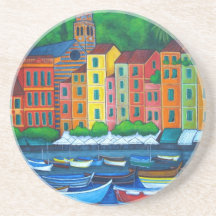 Farben von Portofino Untersetzer durch Lisa Lorenz