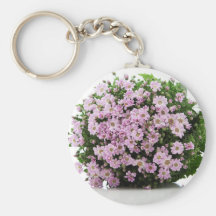 Farbenfrohe Sommerblumen Schlüsselanhänger