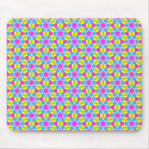 Farbgeometrisches Muster 02 Mauspads