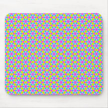 Farbgeometrisches Muster Mauspads