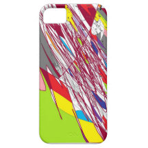Farbiger Kasten des Gekritzels iPhone5 iPhone 5 Hüllen