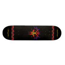 Farbiges Tatto Entwurfs-Skateboard Individuelles Skateboard