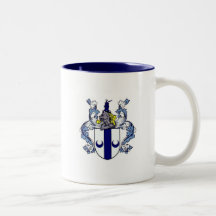 Farbiges Wappen Tee Tasse
