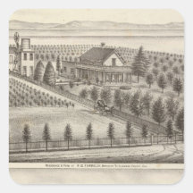 Farrelly, Mathews Wohnsitze, Bauernhöfe Aufkleber