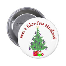 Faser Baum-Weihnachtsstift Button