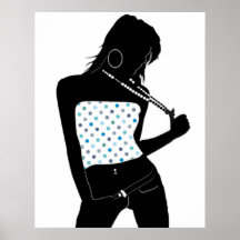 Fashion Silhouette Poster