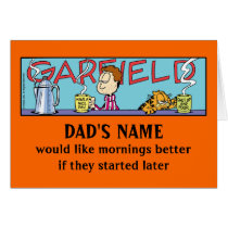 Faule Morgen Garfields karten