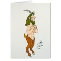 Faun 3 grußkarten