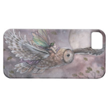 Fee-und Eulen-Fantasie-Kunst iPhone Fall iPhone 5 Hüllen