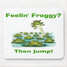 feelin Froggy Mauspads