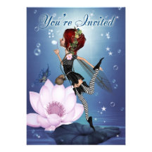 Feenhafte Prinzessin Birthday Party - feenhaftes P Einladung