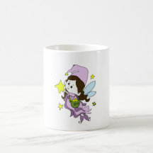 Feenhaftes Stern-Cartoon-Zeichnen Kaffee Tassen