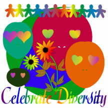 Feiern Sie Diversity Photofiguren