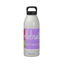 FEIERN Sie GEBURTSTAG Wasser-Flasche BEVORZUGUNGEN Trinkflasche