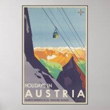 Feiertage in Österreich Posterdruck