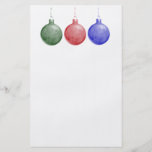 Feiertags-Flyer - Weihnachtsverzierungen