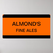Feines das Ales-Zeichen der Mandel Poster