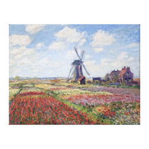 Felder der Tulpe, durch Claude Monet Gespannte Galerie Drucke