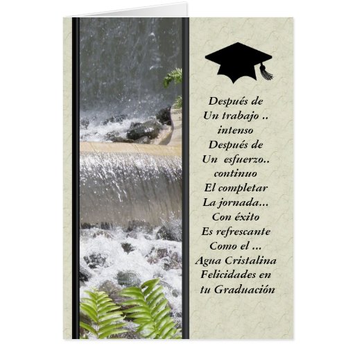 Felicidades en tu Graduacion Karte
