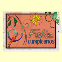 Feliz Cumpleanos karten