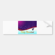 Feliz Navidad Auto Sticker