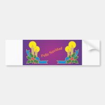 Feliz Navidad Auto Sticker