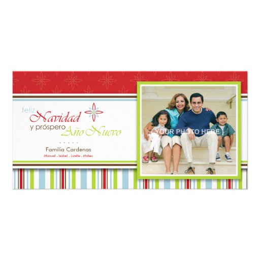 Feliz Navidad (Flor) Bild Karte