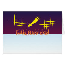 Feliz Navidad Grußkarte