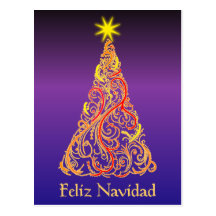 Feliz Navidad Postkarte