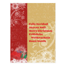 Feliz Navidad Postkarte