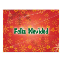 Feliz Navidad Postkarte