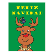 Feliz Navidad Postkarte