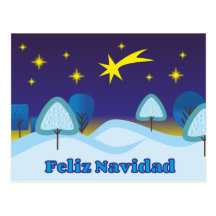 Feliz Navidad Postkarten