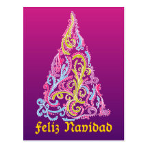 Feliz Navidad Postkarten