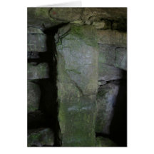 Felsen aus den Carrowkeel Gräbern heraus Grußkarte