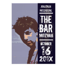 Felsen-Band-Bar Mitzvah Einladung
