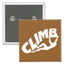 Felsen Bouldering Anstecknadelbuttons
