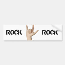 Felsen-Finger Autosticker